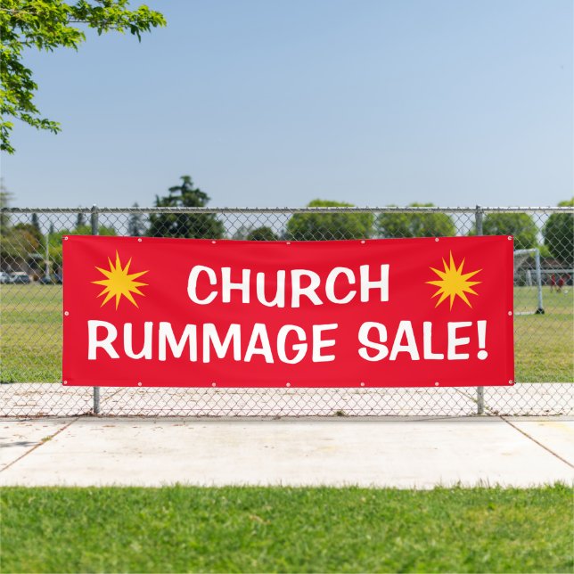 Church Rummage Sale! Large Banner (Insitu)