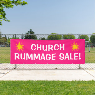 Church Rummage Sale! Large Banner