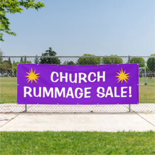 Church Rummage Sale! Large Banner