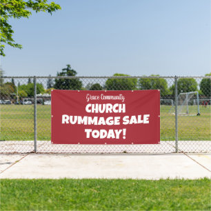 Church Rummage Sale! Personalised Banner