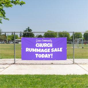 Church Rummage Sale! Personalised Banner
