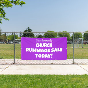 Church Rummage Sale! Personalised Banner