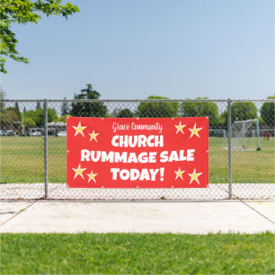 Church Rummage Sale! Personalized Banner