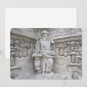 Church Sculpture Holiday Card