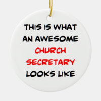 church secretary, awesome