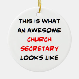 church secretary, awesome ceramic tree decoration