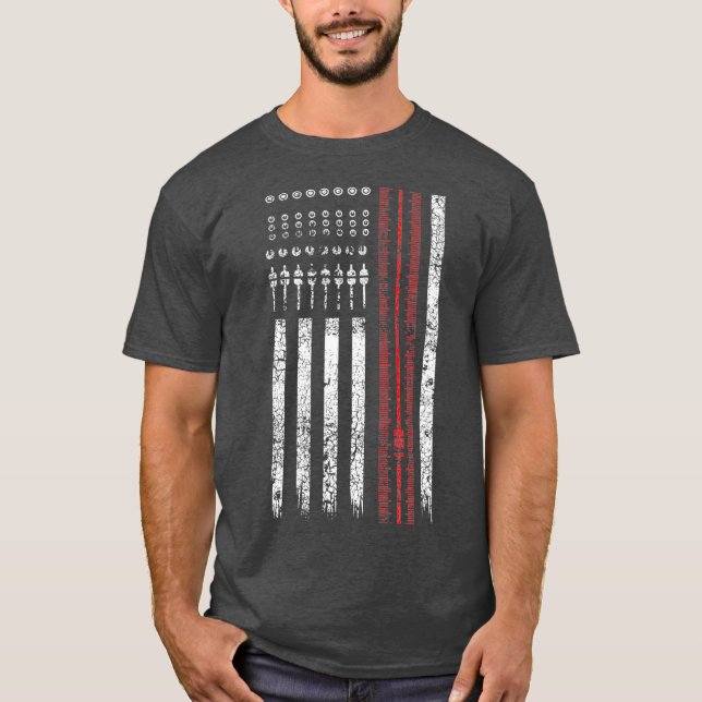 Church Sound Guy Flag Audio Tech Engineer T-Shirt (Front)