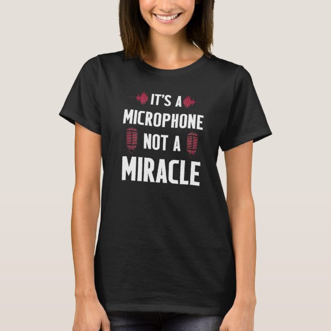 Church Sound Guy Microphone Audio Tech Engineer 1 T-Shirt (Front)