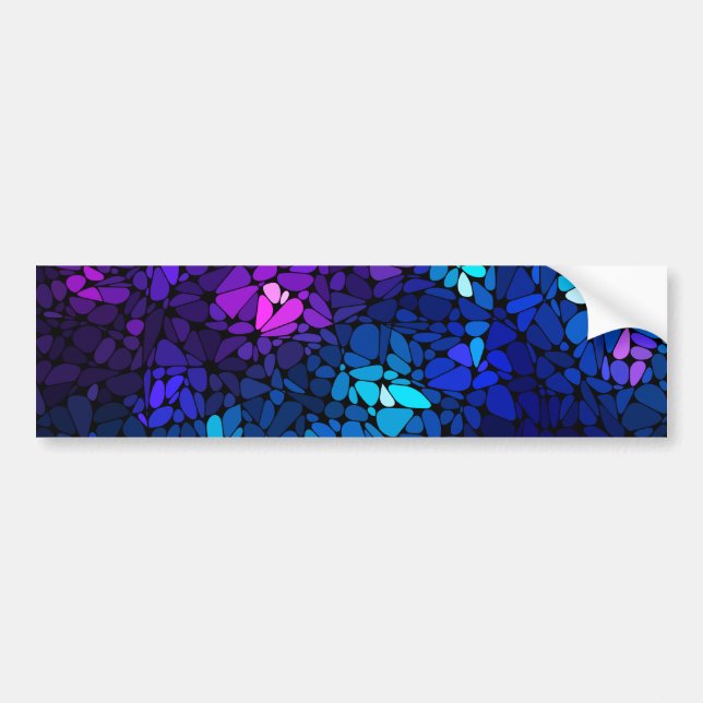 Church Stained Glass Bumper Sticker (Front)