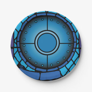 Church Stained Glass Window Paper Plate