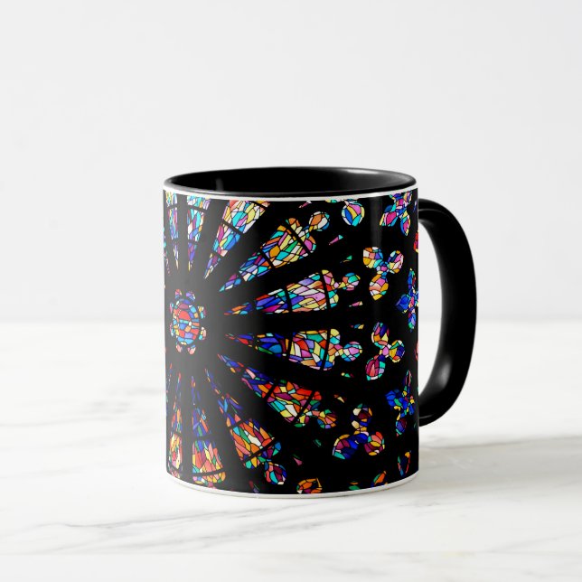 church stained glass windows colours mug (Front Right)