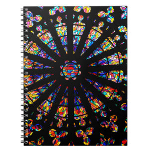 church stained glass windows colours notebook