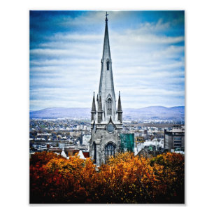Church Steeple in Old Quebec City Photo Print