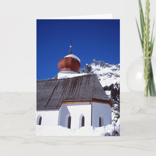 Church Stuben Austria Holiday Card (Front)