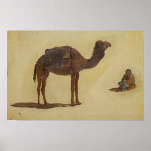 Church - Study Of A Dromedary 1868 Poster