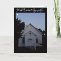 “Church Sunset” Sympathy Card