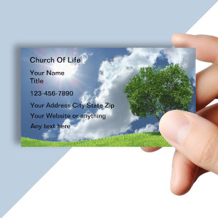 Church Theme Business Cards