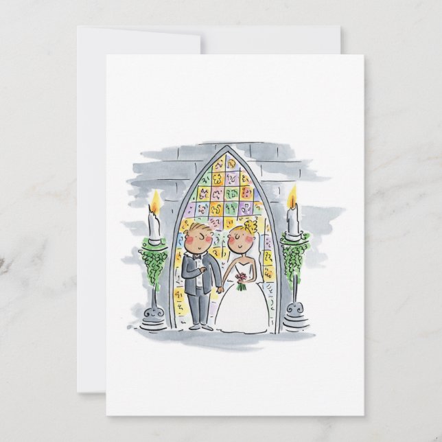 Church Wedding Invitation (Front)