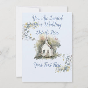 Church Wedding Invitation 
