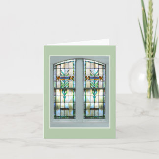 Church Window Note Card