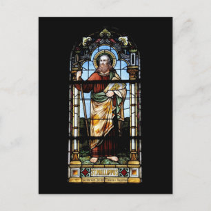 church window postcard