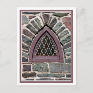 Church Window Postcard