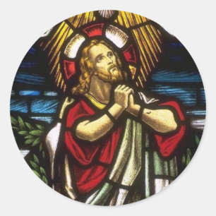Church Windows 059 Classic Round Sticker