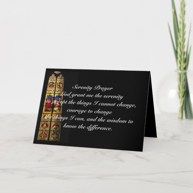 Church Windows 101 Holiday Card (Front)