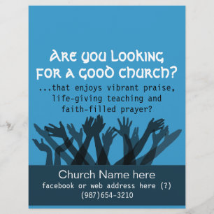 Church.Worship.Bible.Fellowship.Healing.Prayer Flyer