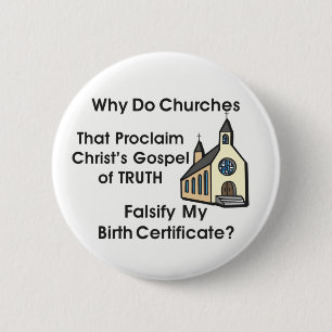 Churches 6 Cm Round Badge
