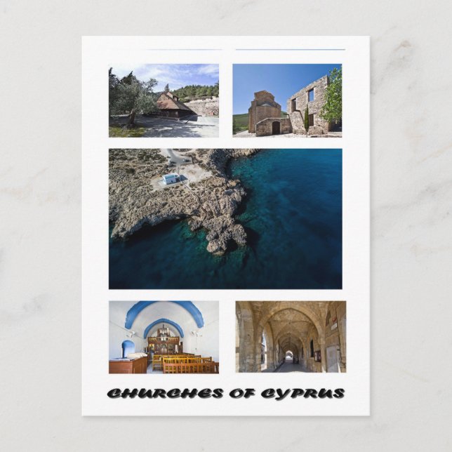 Churches of Cyprus postcard (Front)