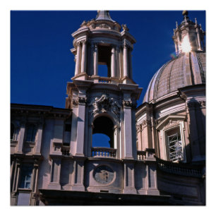 Churches Rome Italy Poster