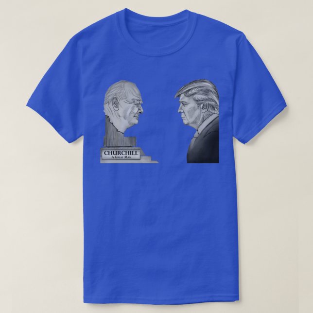 Churchill and Trump T-Shirt (Design Front)