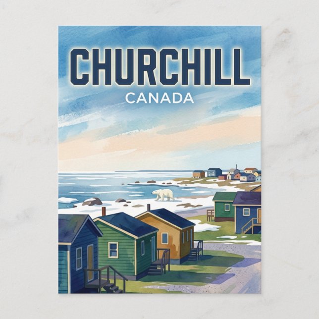Churchill Canada Postcard (Front)