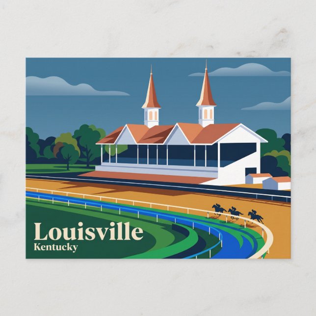 Churchill Downs Kentucky Postcard (Front)