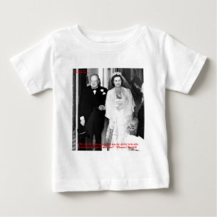 Churchill & Famous Marriage Quote Baby T-Shirt