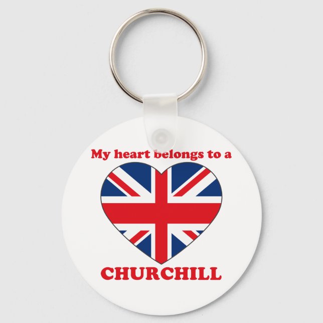 Churchill Key Ring (Front)