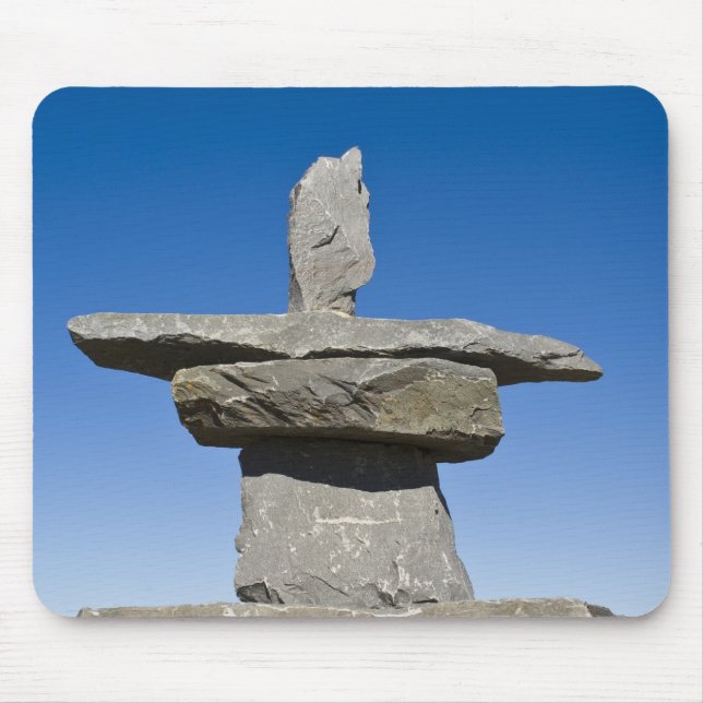 Churchill, Manitoba. Inukshuk Mouse Pad (Front)