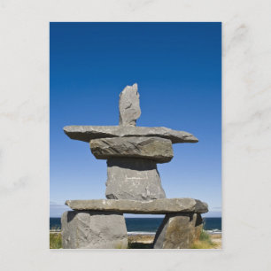 Churchill, Manitoba. Inukshuk Postcard