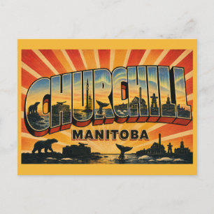 Churchill Manitoba Polar Bear Capital Postcard