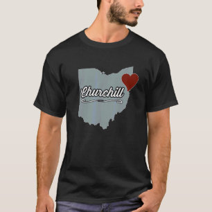 Churchill Ohio OH City State USA Cute Souvenir T-Shirt