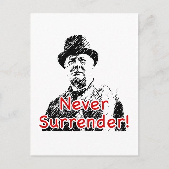 churchill postcard (Front)