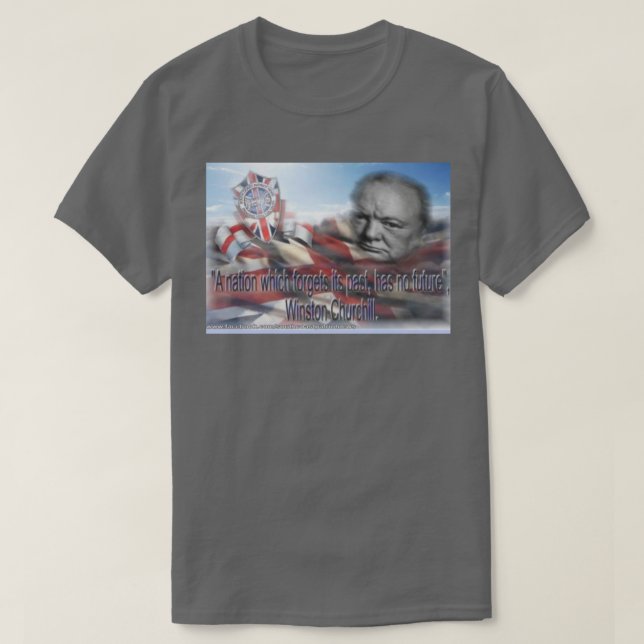 CHURCHILL SPEECH T-Shirt (Design Front)