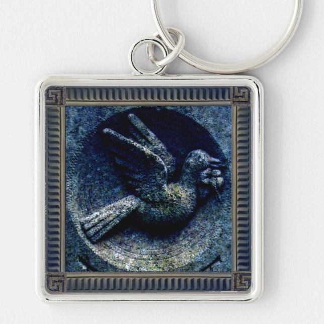 Churchyard Bird Key Ring (Front)