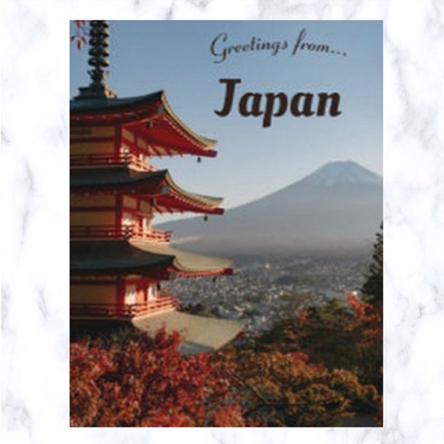 Chureito Pagoda in Yamanashi Japan Postcard (Creator Uploaded)