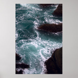 Churning Pacific Ocean Print