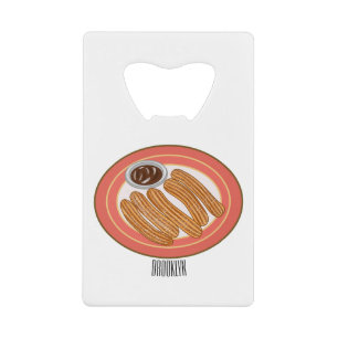 Churro cartoon illustration