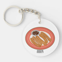 Churro cartoon illustration 