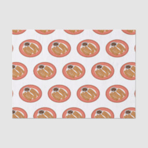 Churro cartoon illustration tissue paper