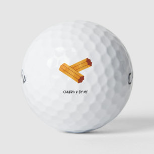 'Churro K By Me' Funny Playful Food Pun Fun Gift  Golf Balls